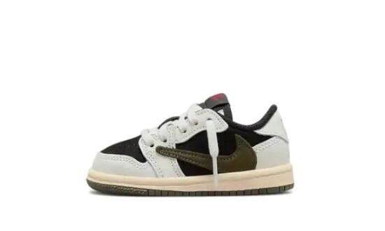 Air Jordan 1 Retro Low OG SP Travis Scott Olive Bébé (TD)