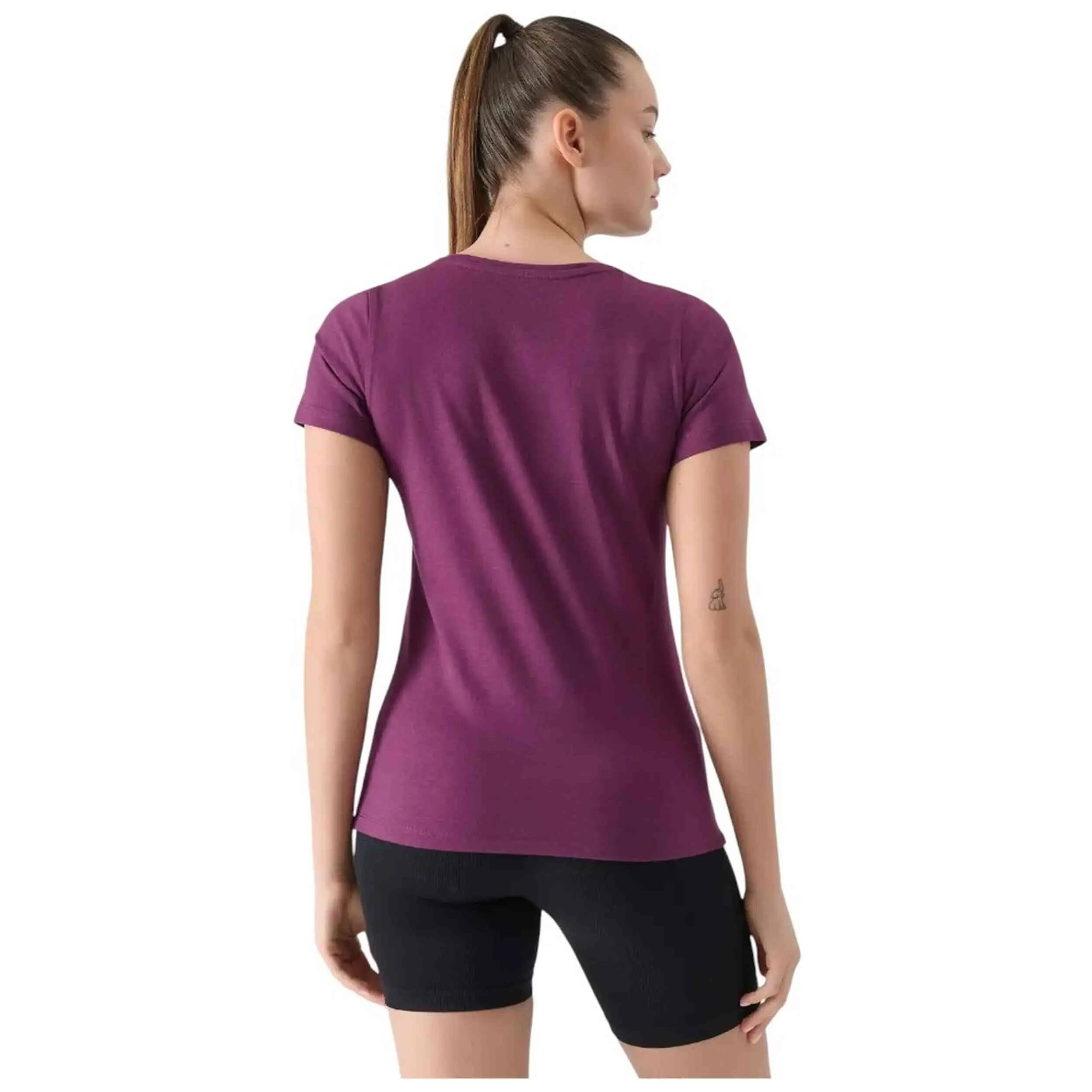 T-shirt met korte mouwen 4f model 4FWSS25TTSHF1995-50S voor vrouwen 3/4