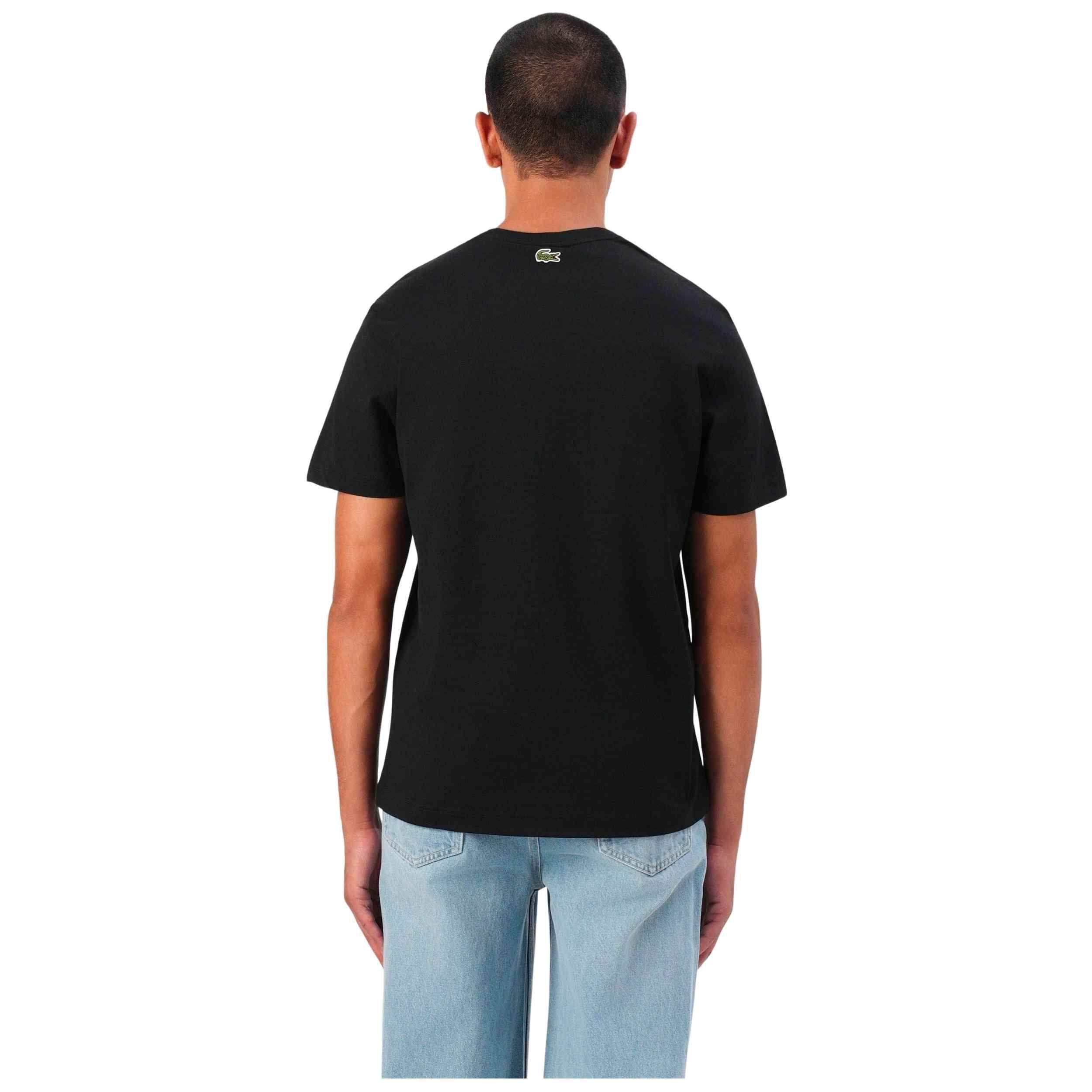 T-shirt Lacoste modèle TH5634-00-BLK pour homme 4/5