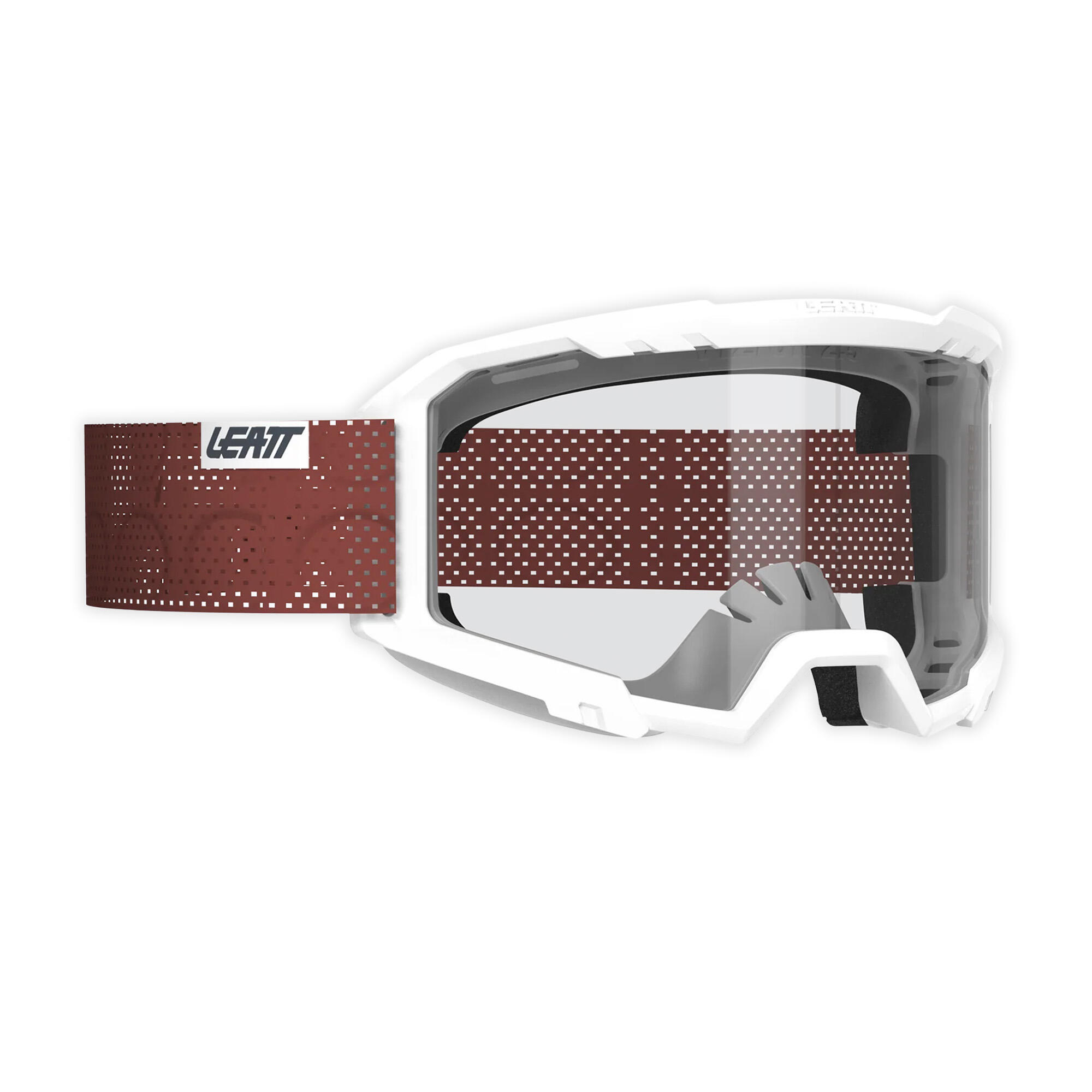 Máscara MTB Leatt Vizion 2.0 Blanca Transparente 90 Vlt 2/3