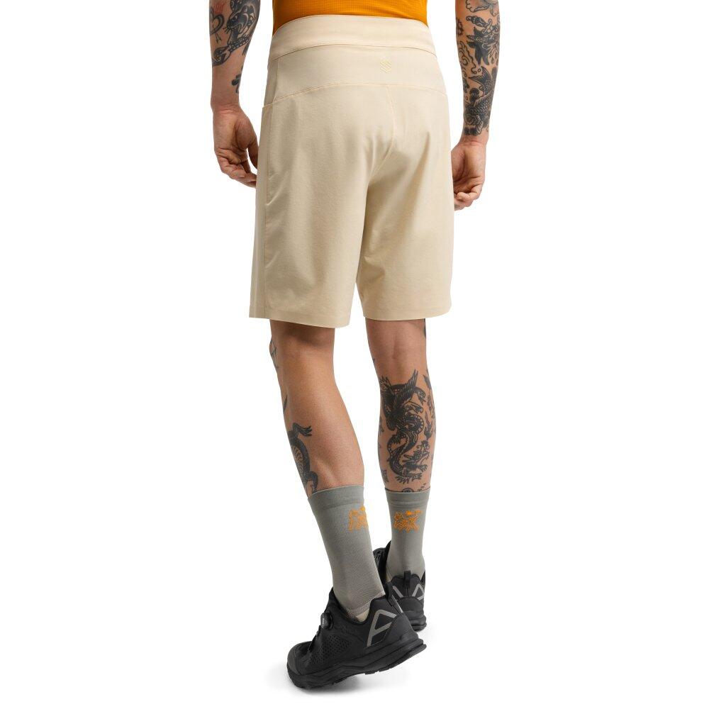 Pantalón corto cicloturismo hombre ciclismo Daytrip Camel Beige 2/7