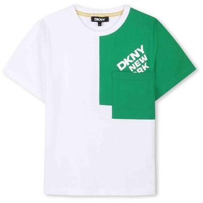 T-shirt met korte mouwen dkny model d62289_709 voor jongens