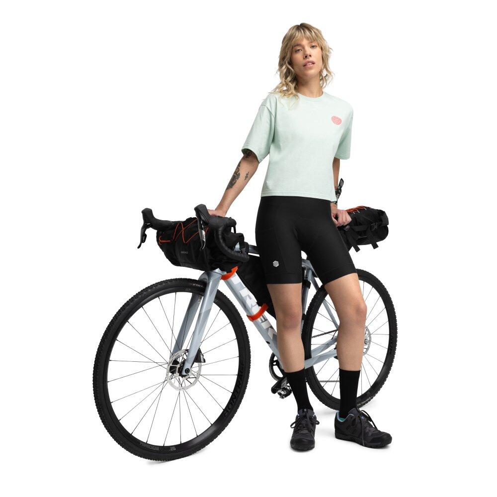 T-shirt ample manches courtes cyclotourisme femme Cyclisme Reef Light Green Vert 3/7