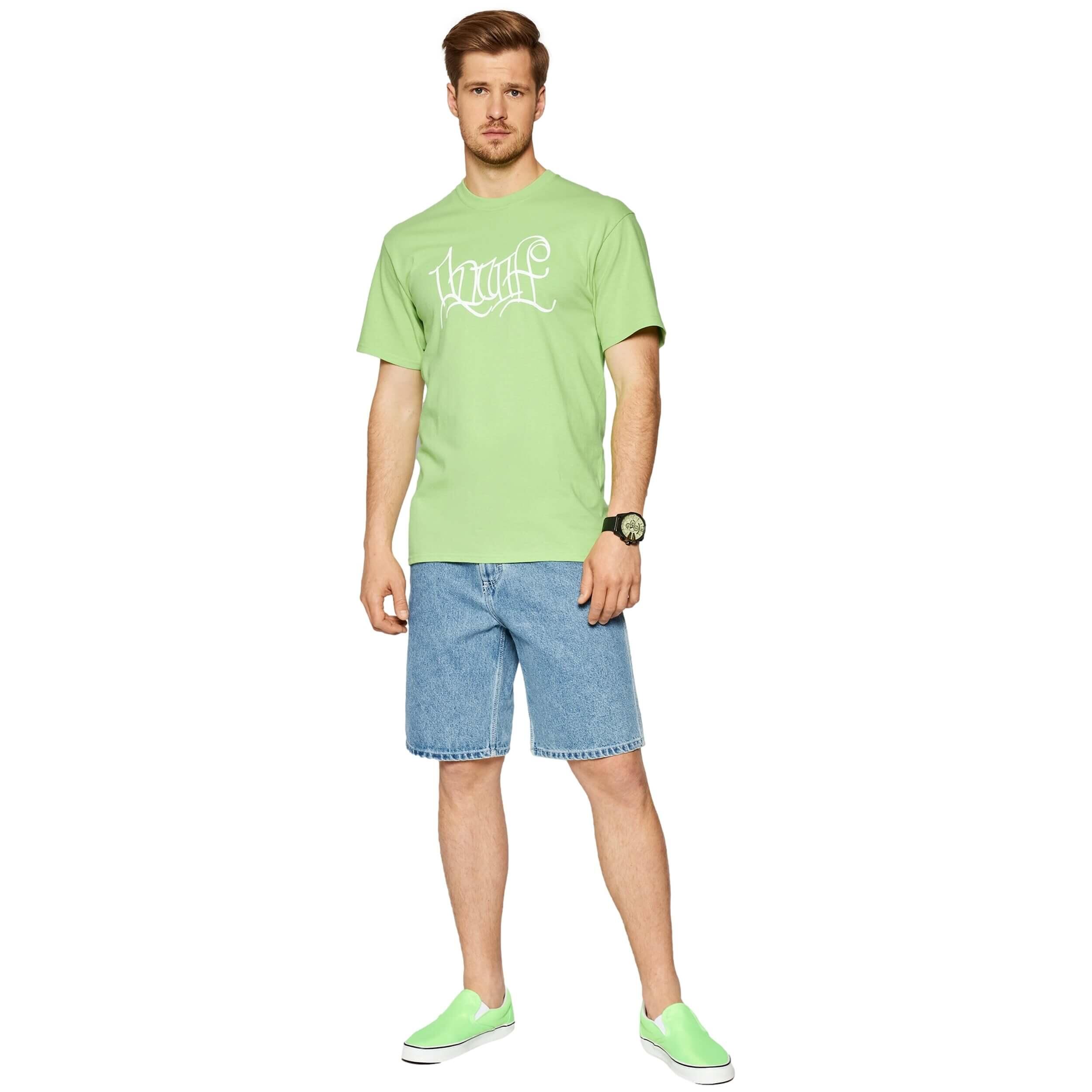 T-shirt met korte mouwen Huf model TS01382-LIME voor mannen 2/5