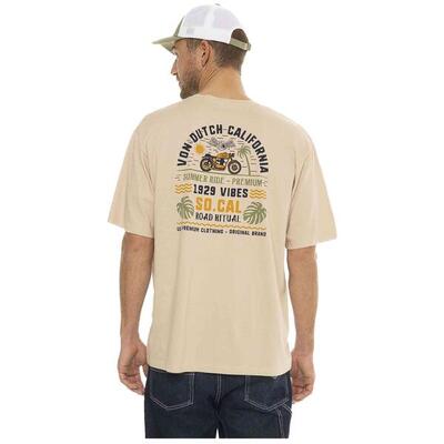 T-shirt met korte mouwen von dutch model vd-a-h-tr-vibes-b voor mannen