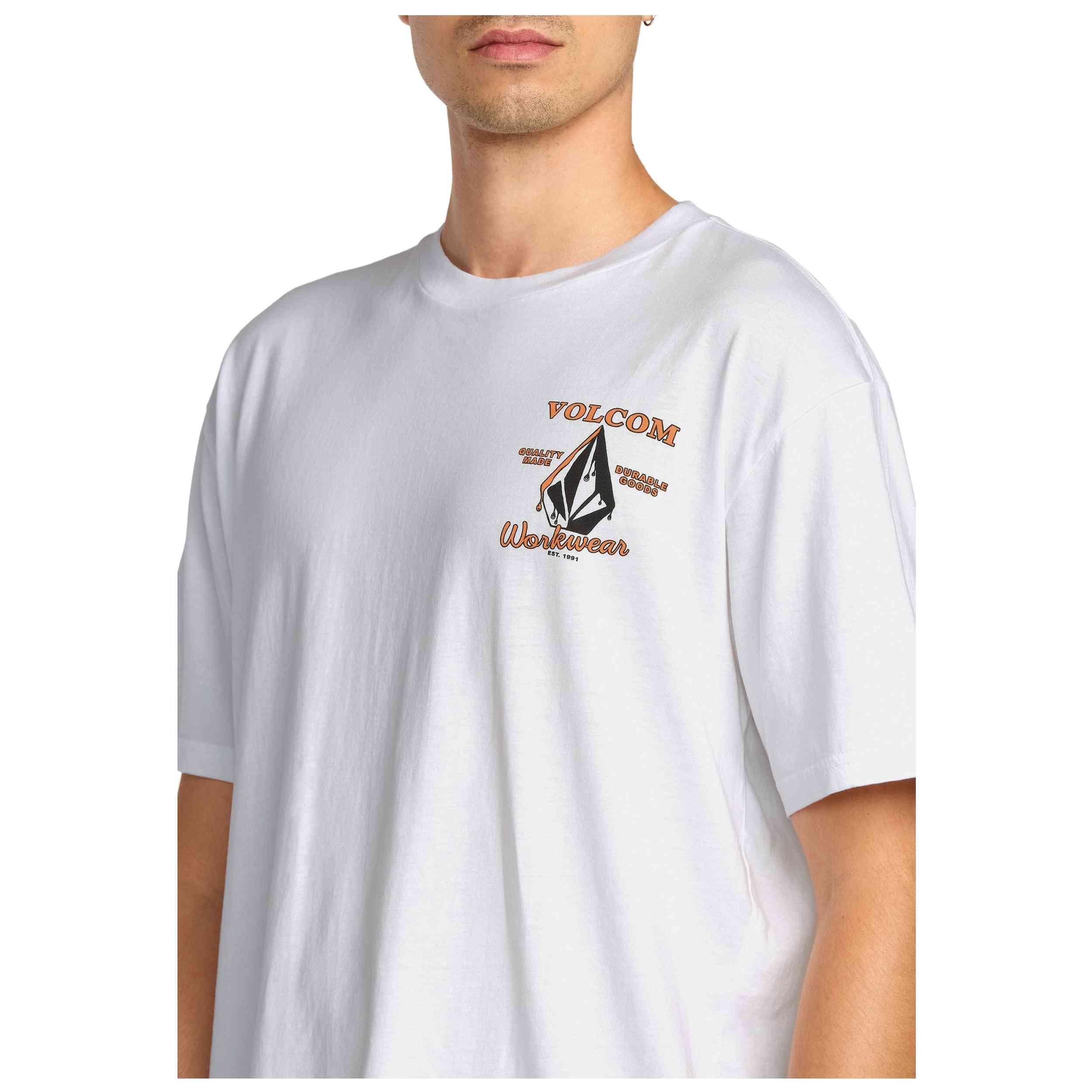Maglia a maniche corte Volcom modello A5032505-WHT per uomini 4/5