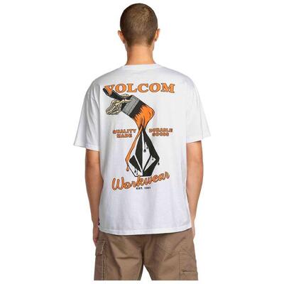 T-shirt met korte mouwen volcom model a5032505-wht voor mannen