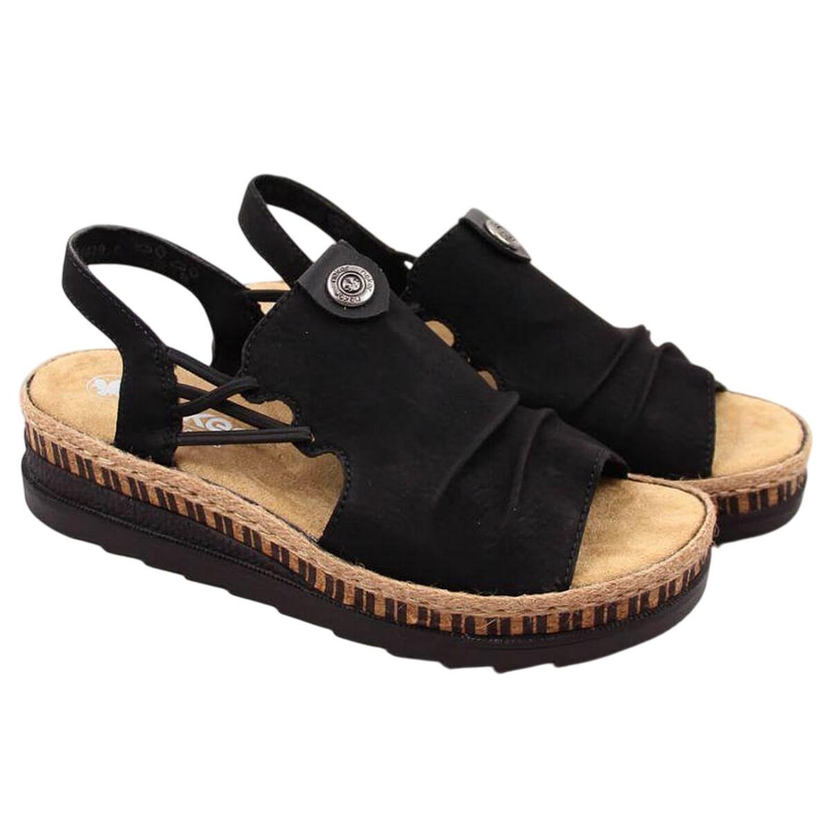 Sandalias de Poliuretano para Mujer Negro 4/5
