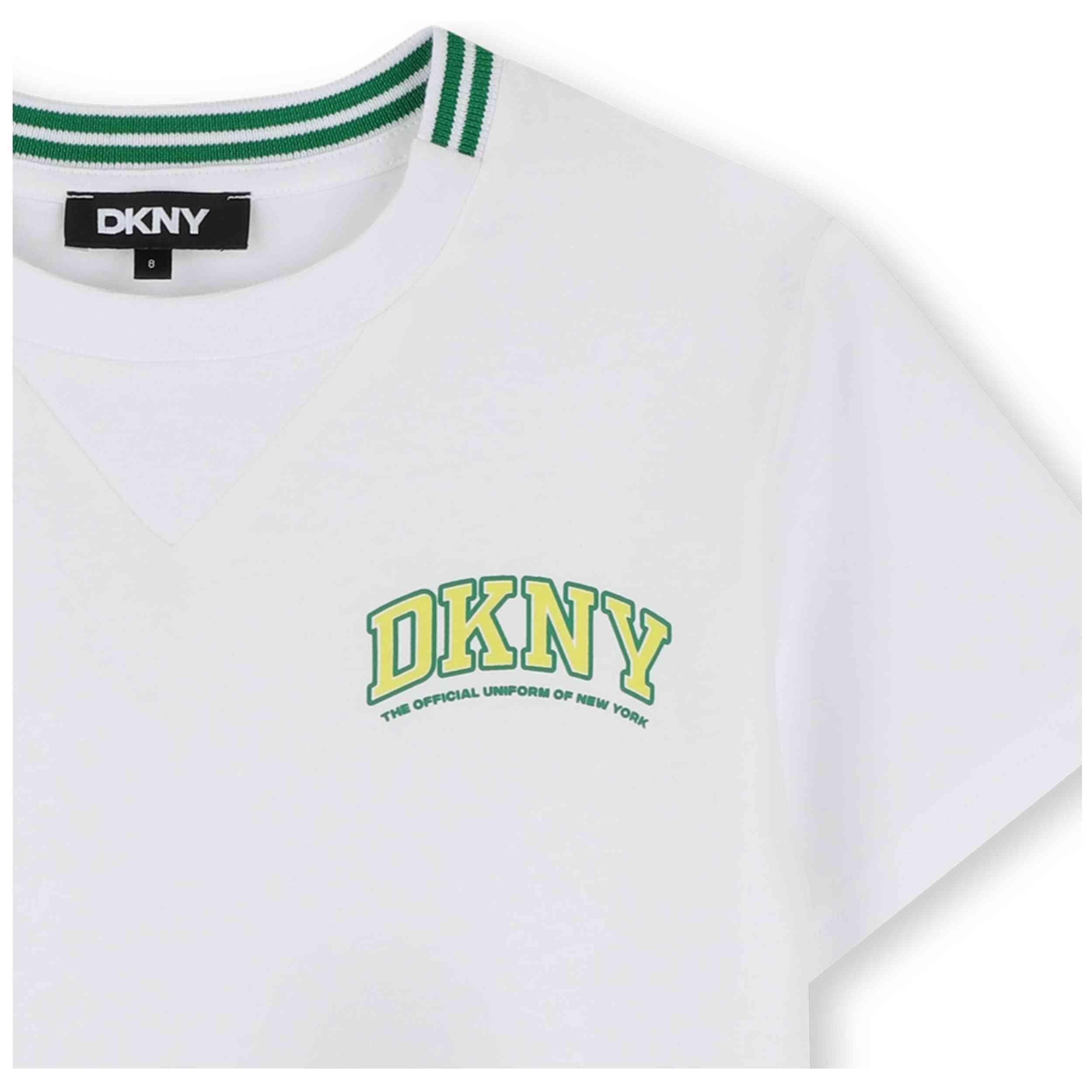 T-shirt Dkny modèle D62298_10P pour enfants 3/3