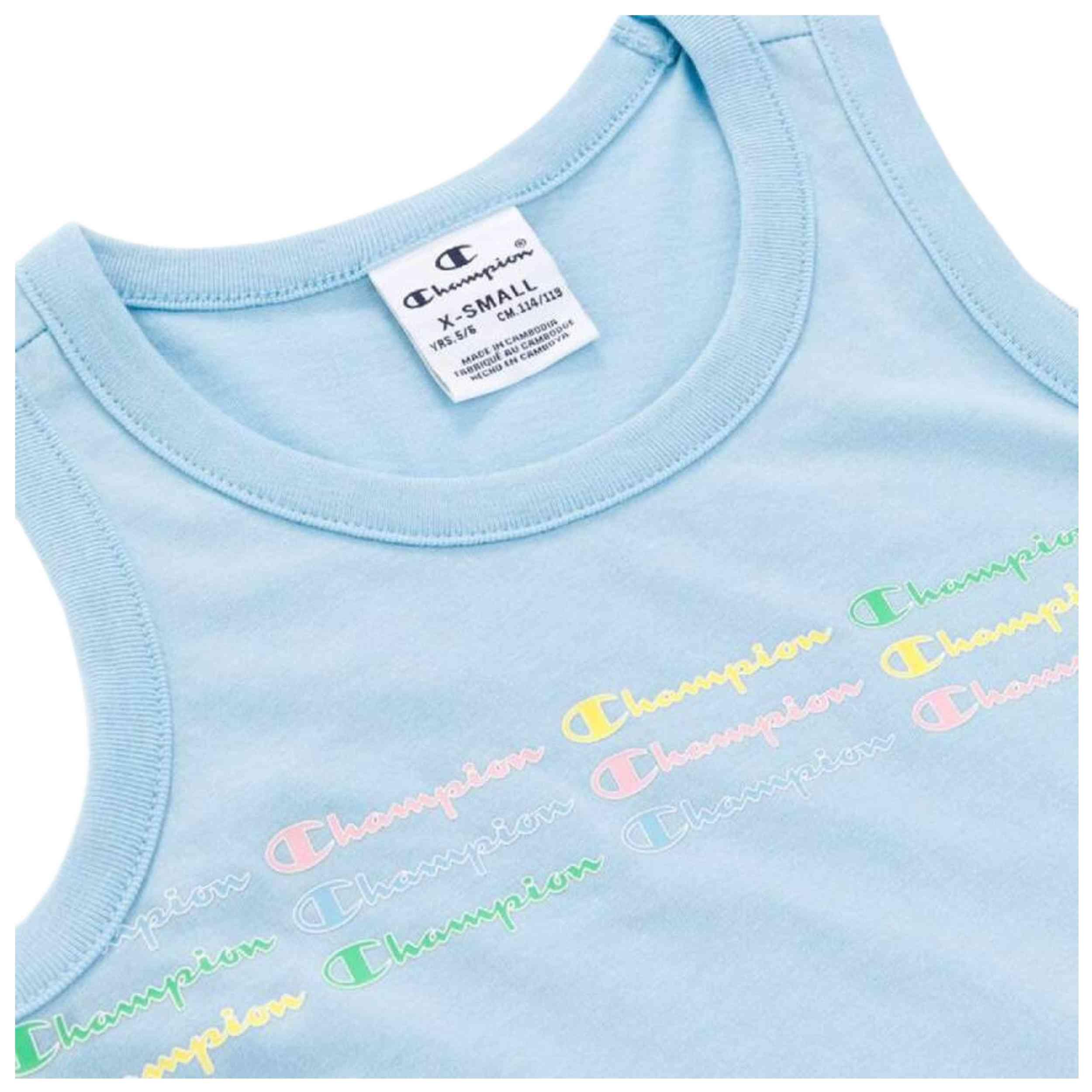 Camiseta de tirantes Champion modelo 404159-BS111 para niñas 3/4