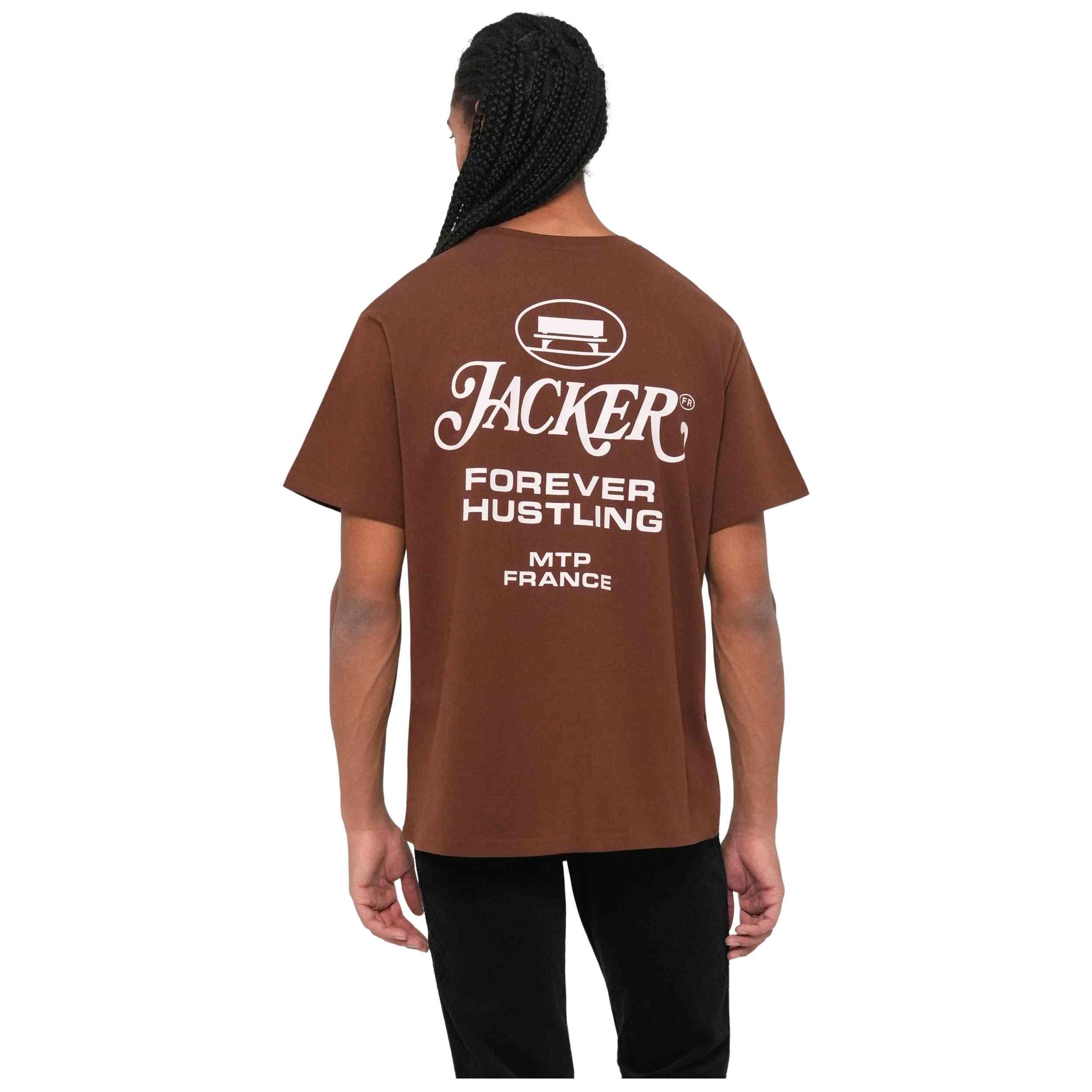 T-shirt Jacker modelo COLLECTIVEBROWN&PINK para unissex 4/5