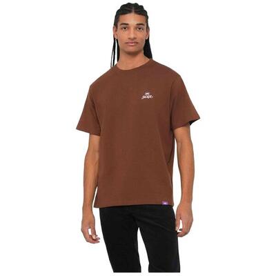 T-shirt met korte mouwen jacker model collectivebrown&pink voor unisex