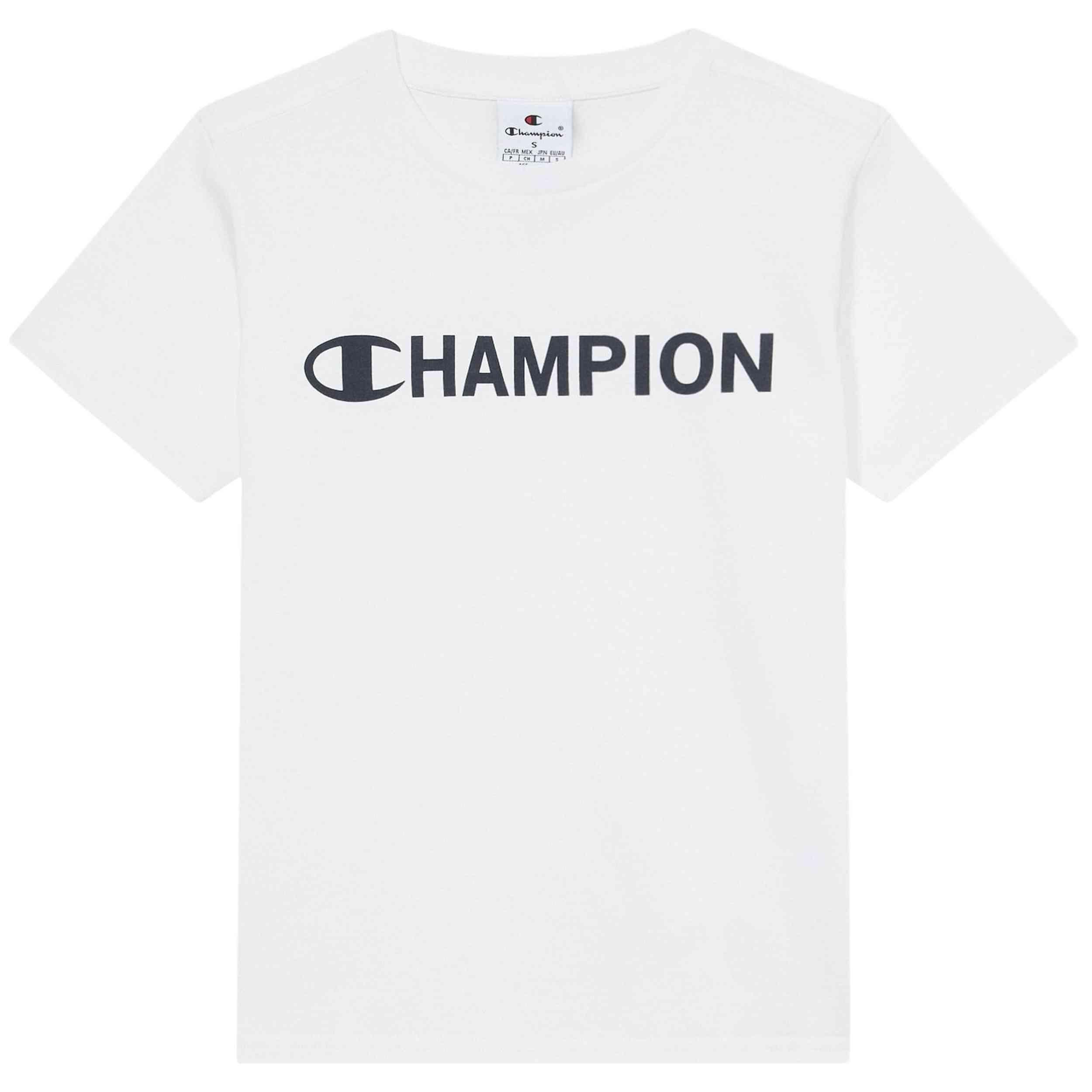 T-shirt Champion modèle 307259-WW001 pour enfants 4/5