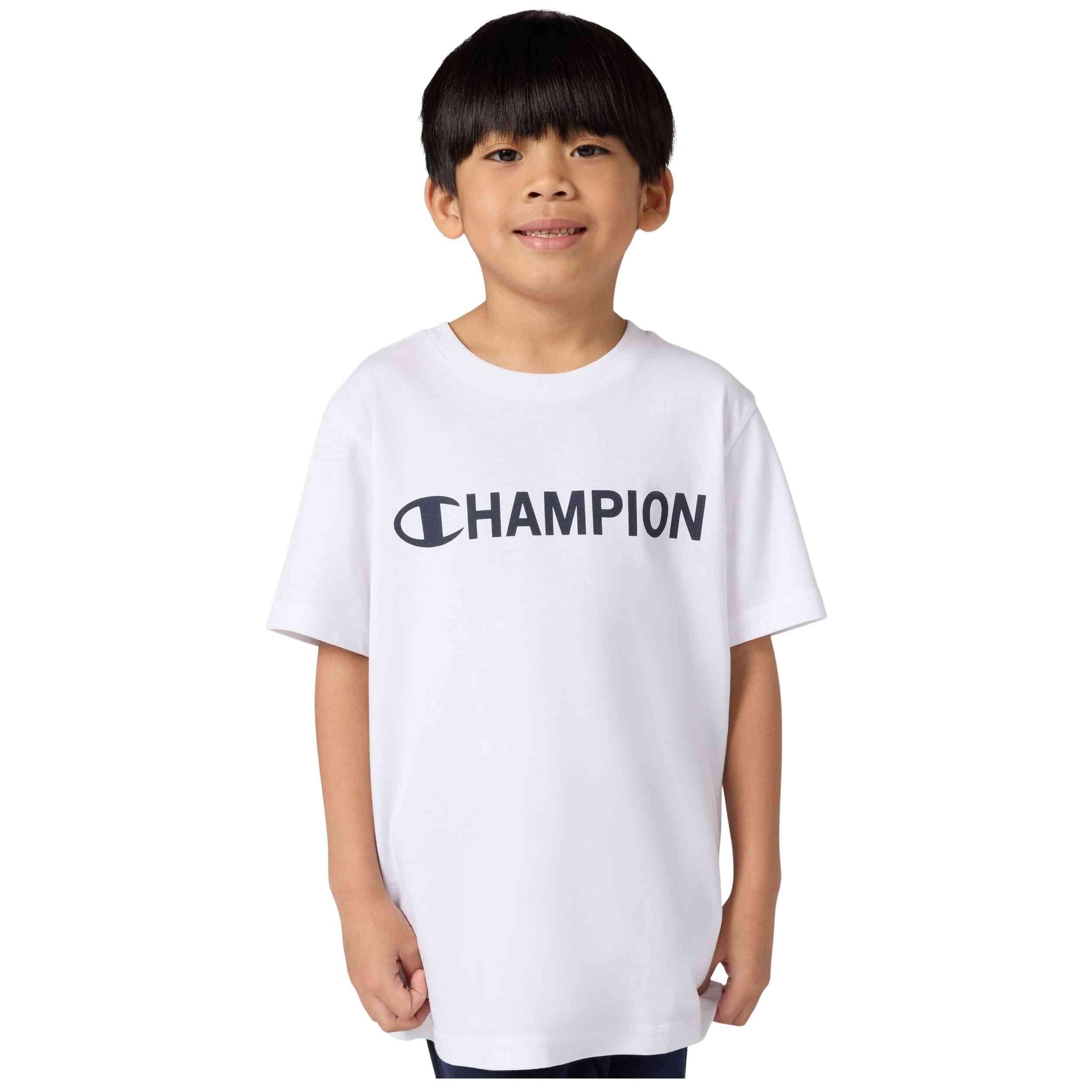 T-shirt Champion modèle 307259-WW001 pour enfants 1/5