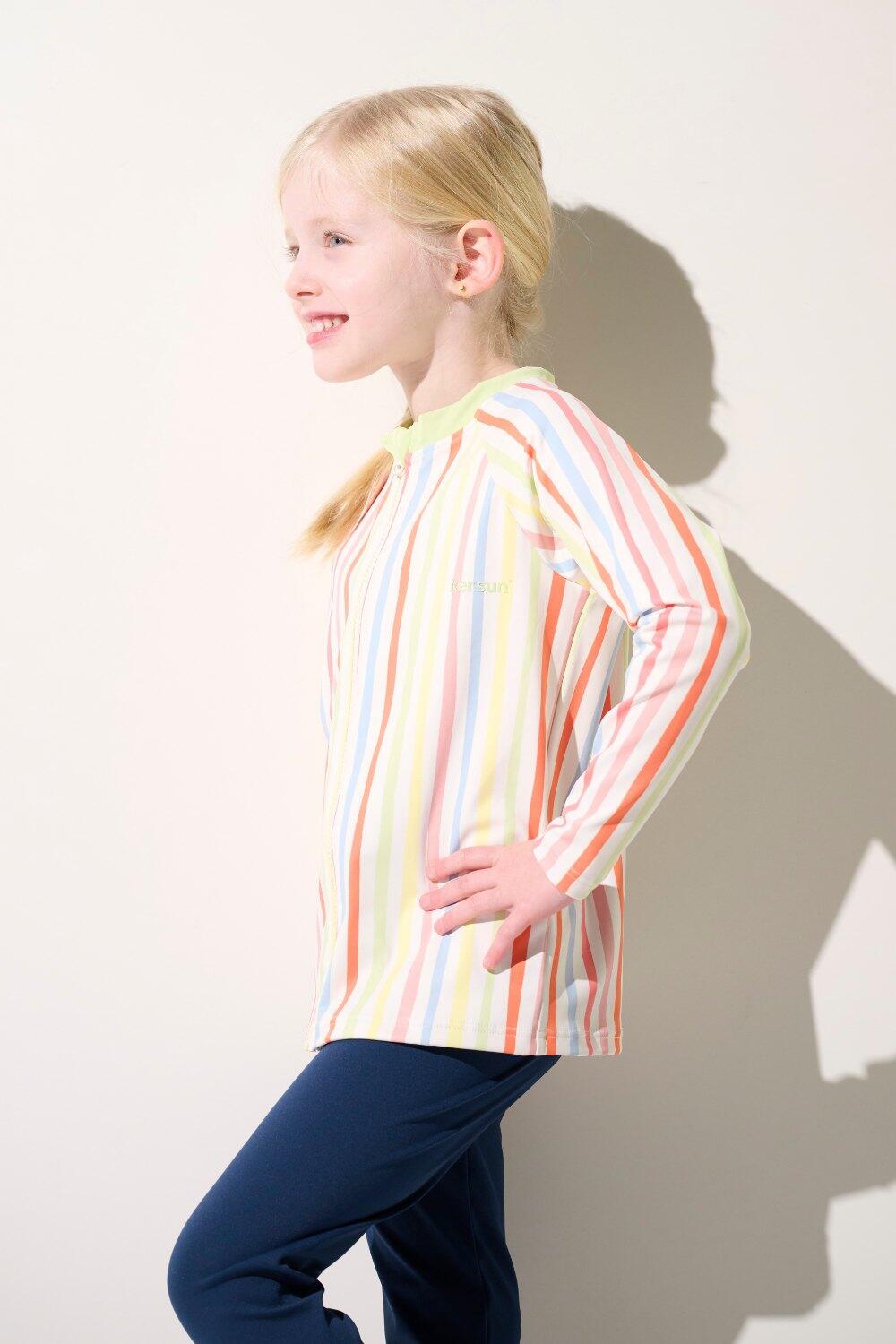 Veste de bain anti-UV Enfant (5-14 ans), Multicolore, Fidji, UPF 50+ 3/7