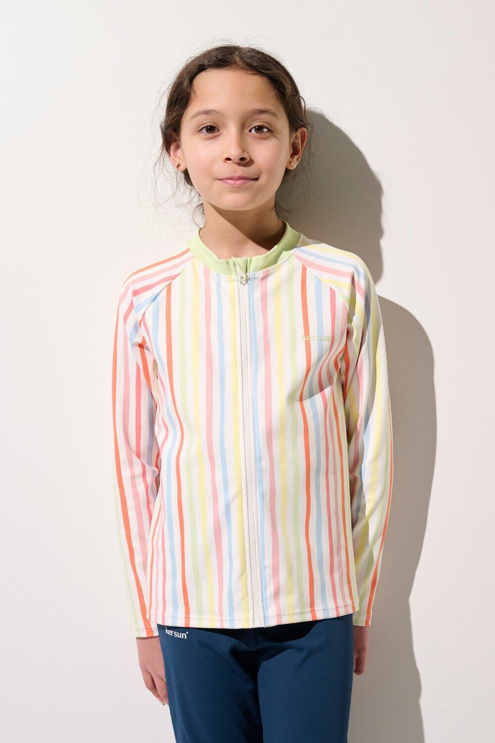 Veste de bain anti-UV Enfant (5-14 ans), Multicolore, Fidji, UPF 50+ 5/7