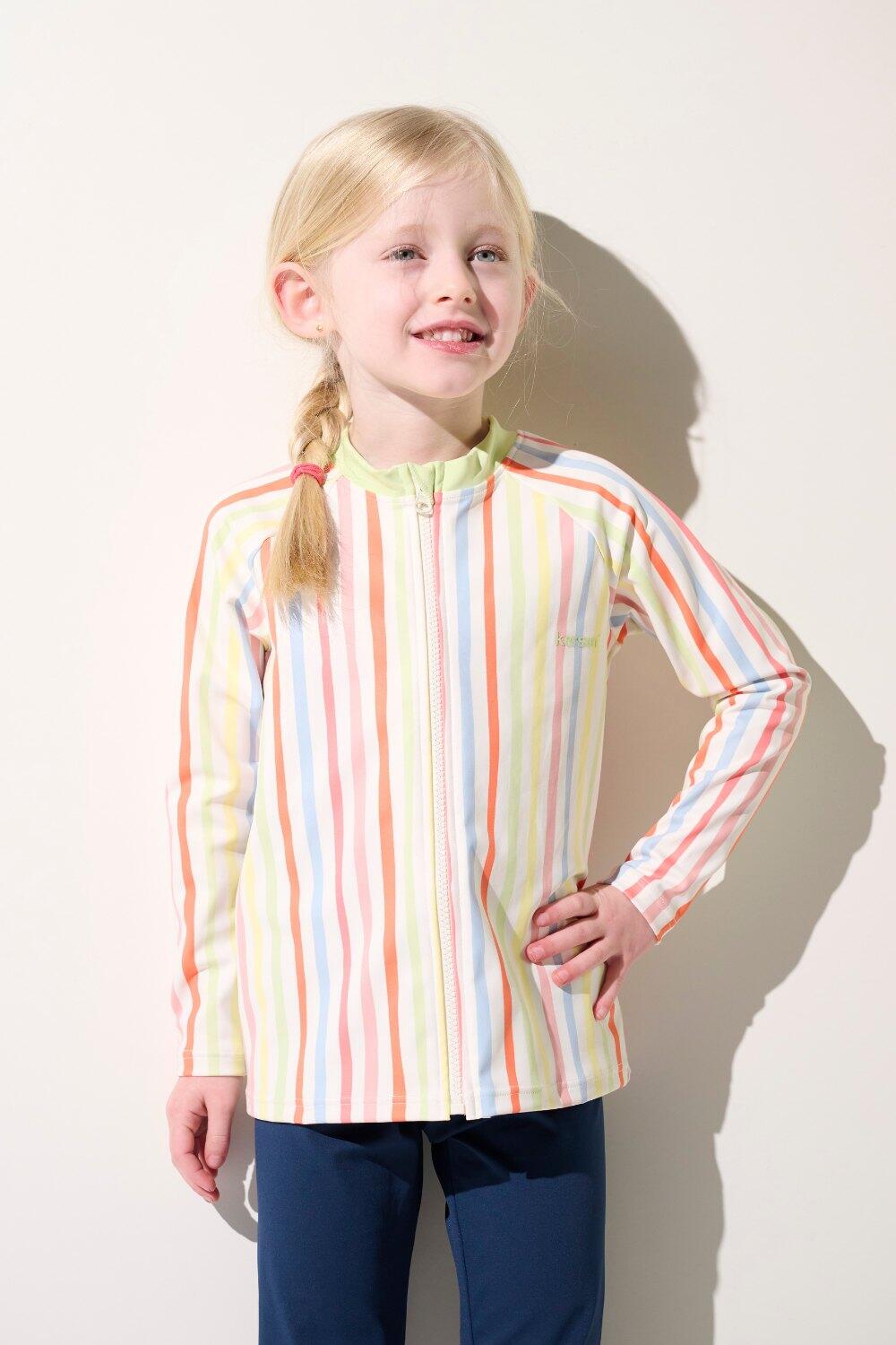Veste de bain anti-UV Enfant (5-14 ans), Multicolore, Fidji, UPF 50+ 1/7