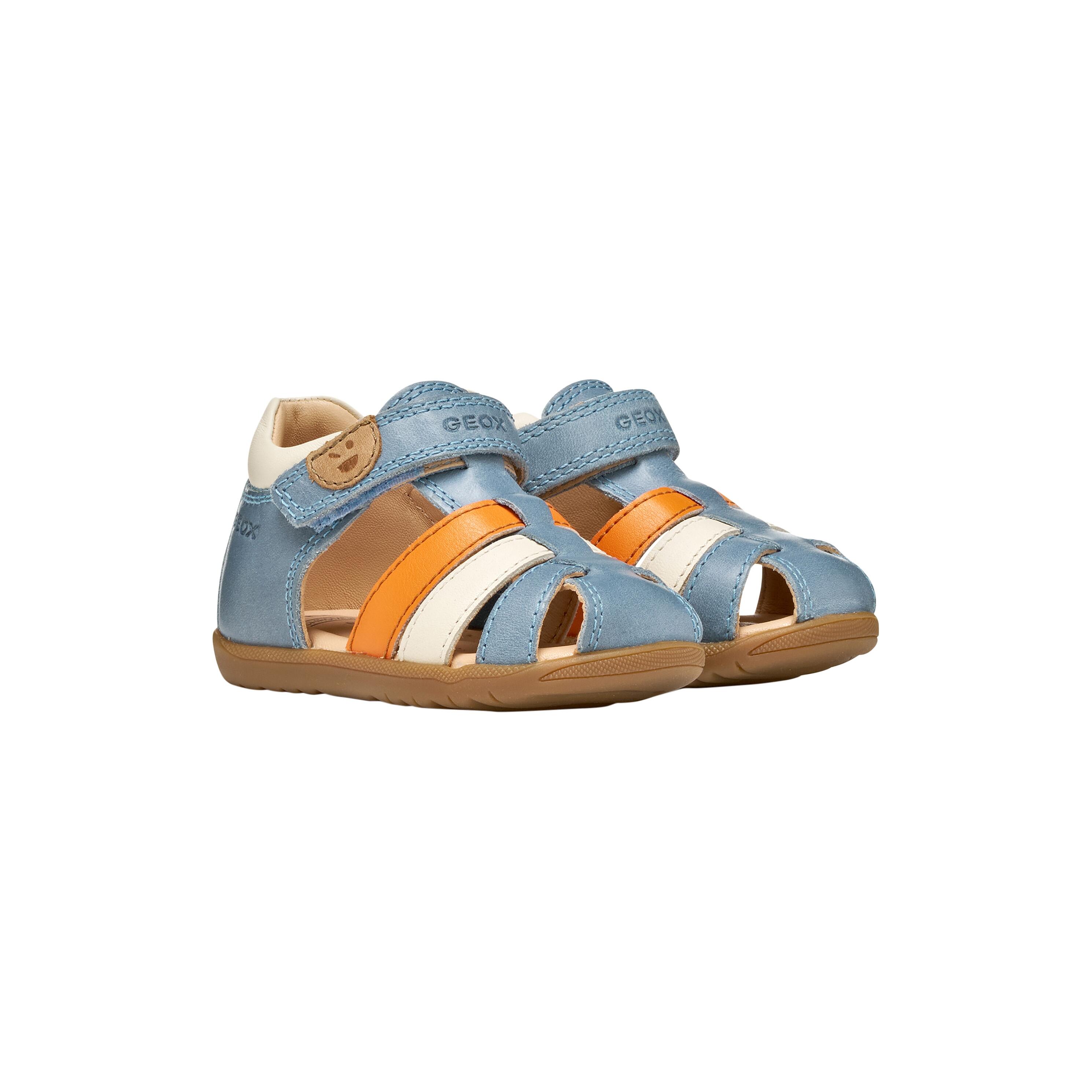 Sandale Cuir Enfant Geox Macchia B254VA 3/5