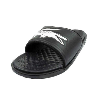 SlidersUomo Lacoste Croco Dualiste Nero