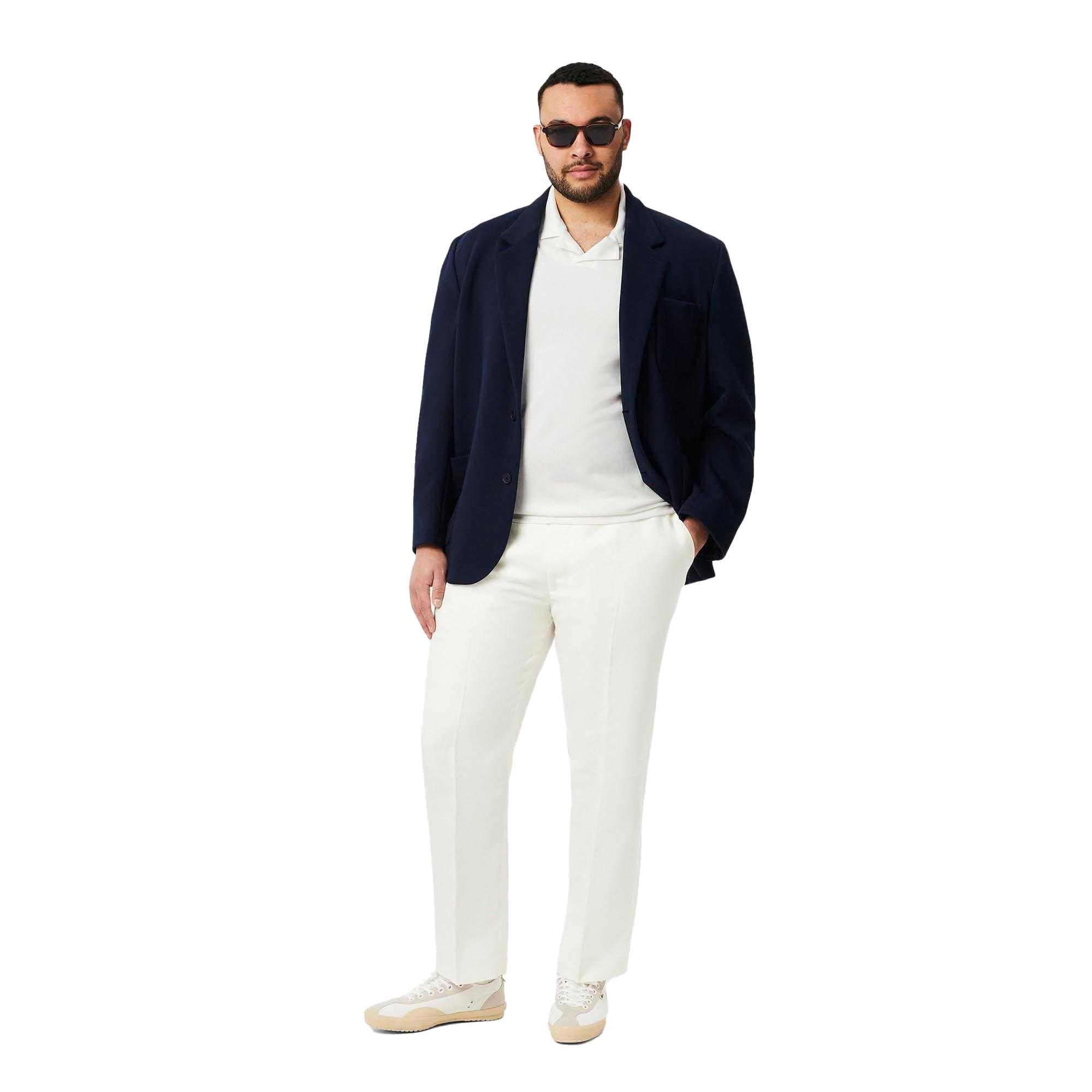 Mens Paris Open Collar Classic Polo Shirt (White) 4/4