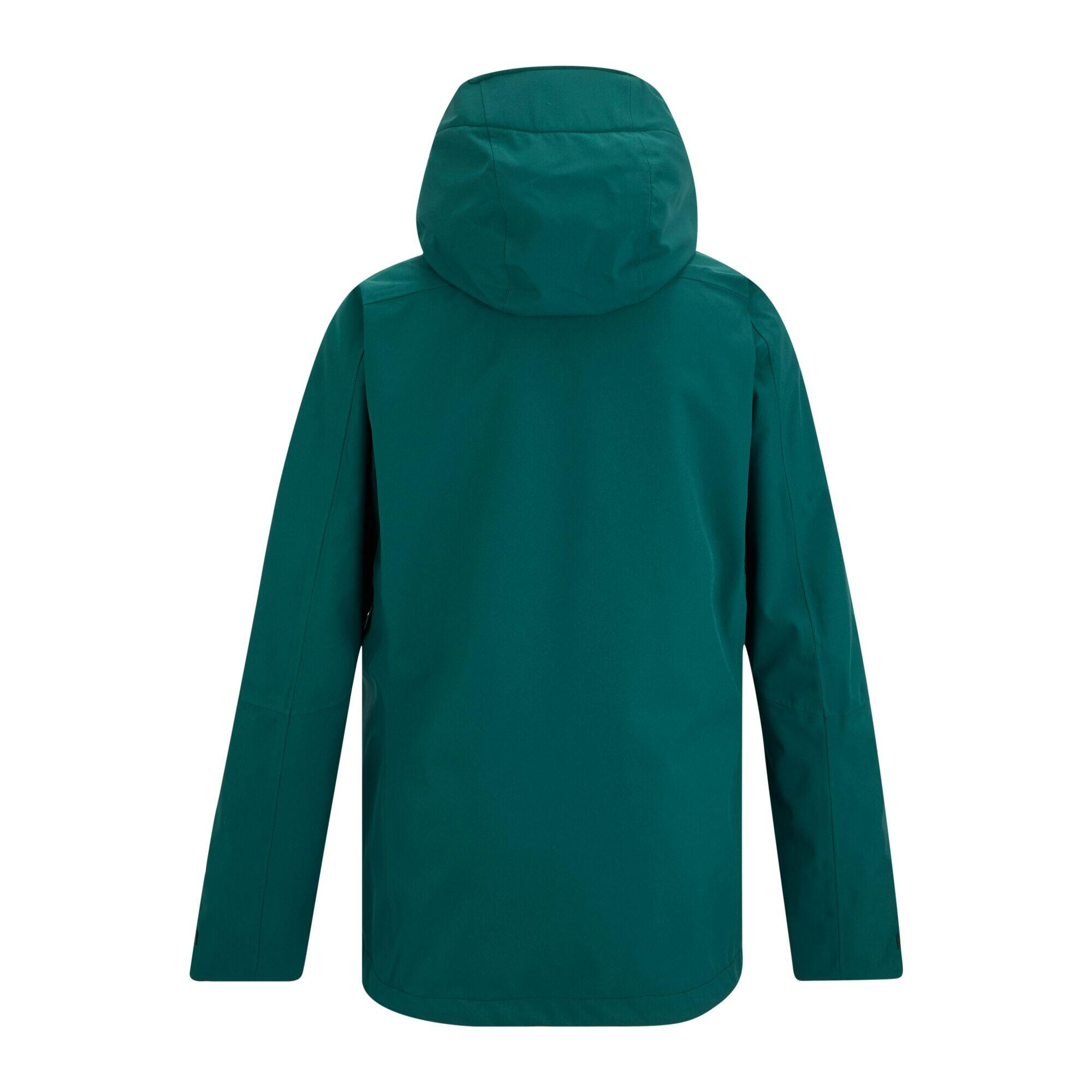 Chaqueta Impermeable Birchdale II para Mujer Verde Mediterráneo 2/5