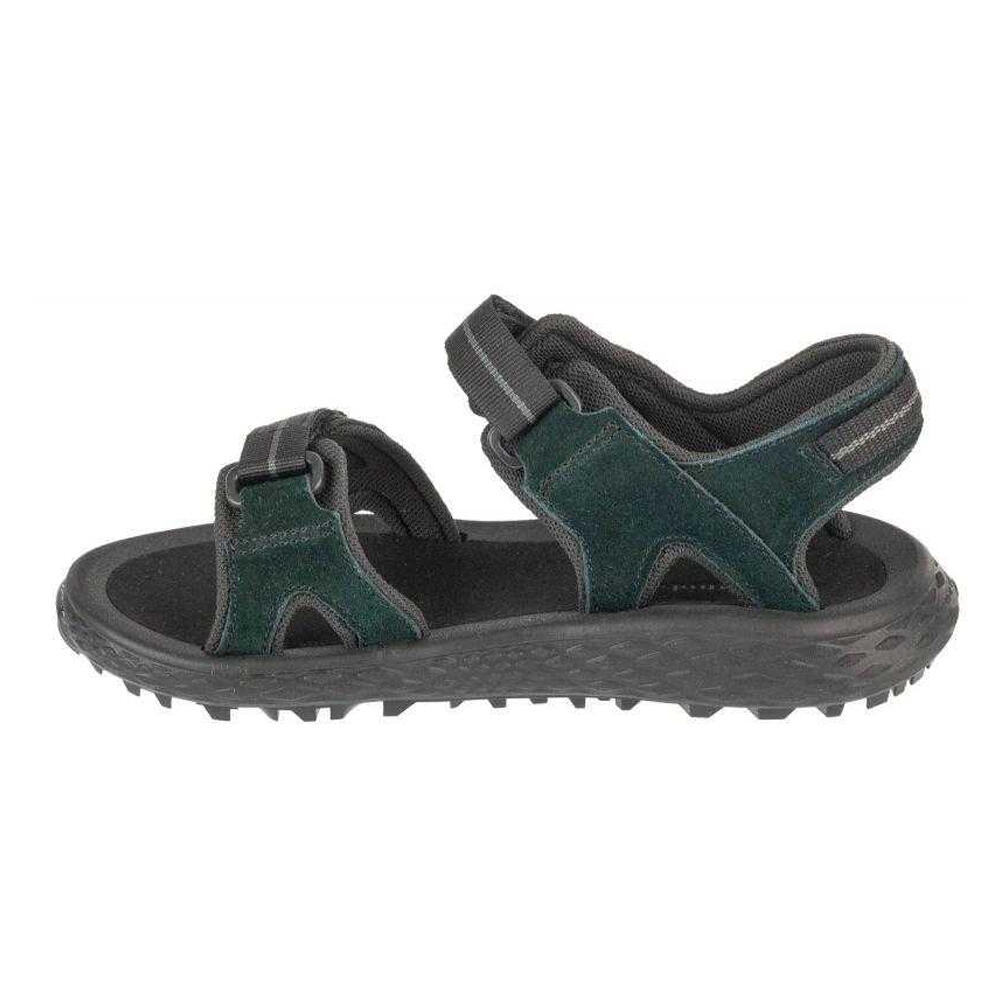 Sandalias de Ante Konos para Mujer Negro, Verde 2/4