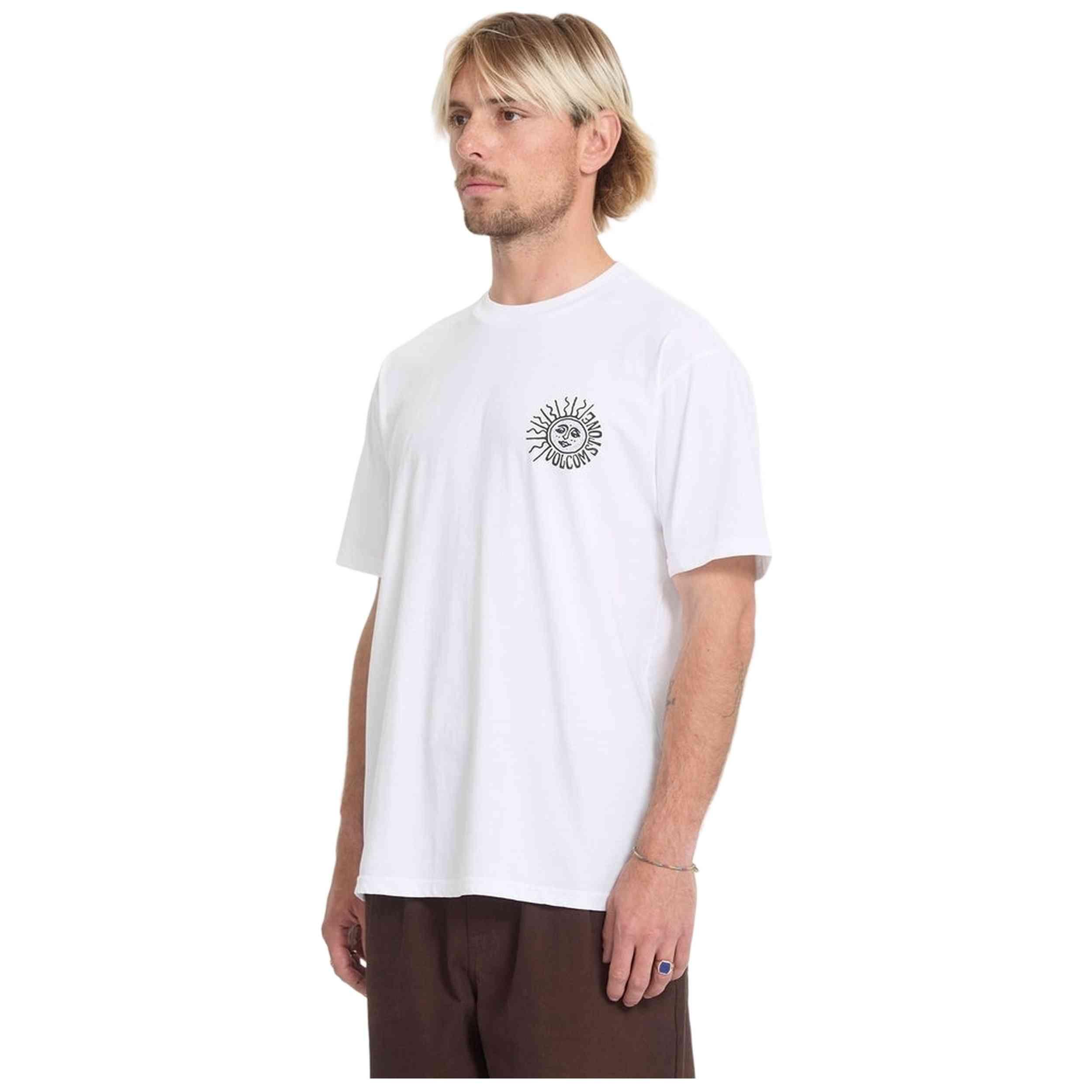 T-shirt Volcom model A5012613-WHT for man 3/5