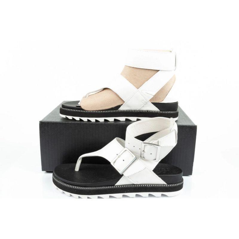 Sandalias de Cuero para Mujer Blanco 2/6