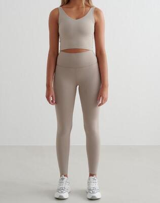 Leggings da Donna Vita Alta Anti-umidità squat proof Sense Tall Grigio Ombra