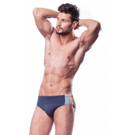 Costume Bermuda Dettaglio A Contrasto Uomo Shepa Nero Giallo