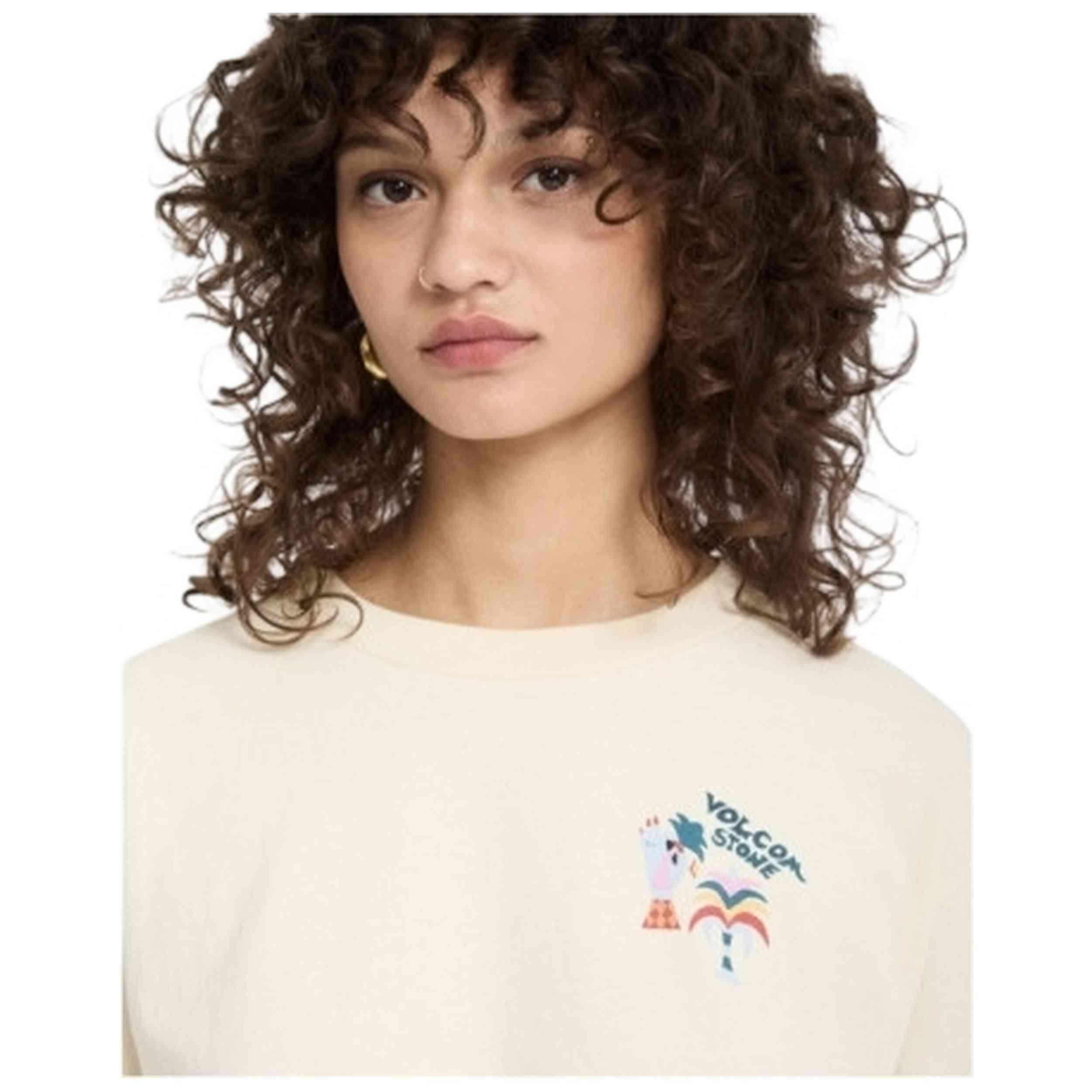 Camiseta de manga corta Volcom modelo B3512623-VWH para mujer 3/3