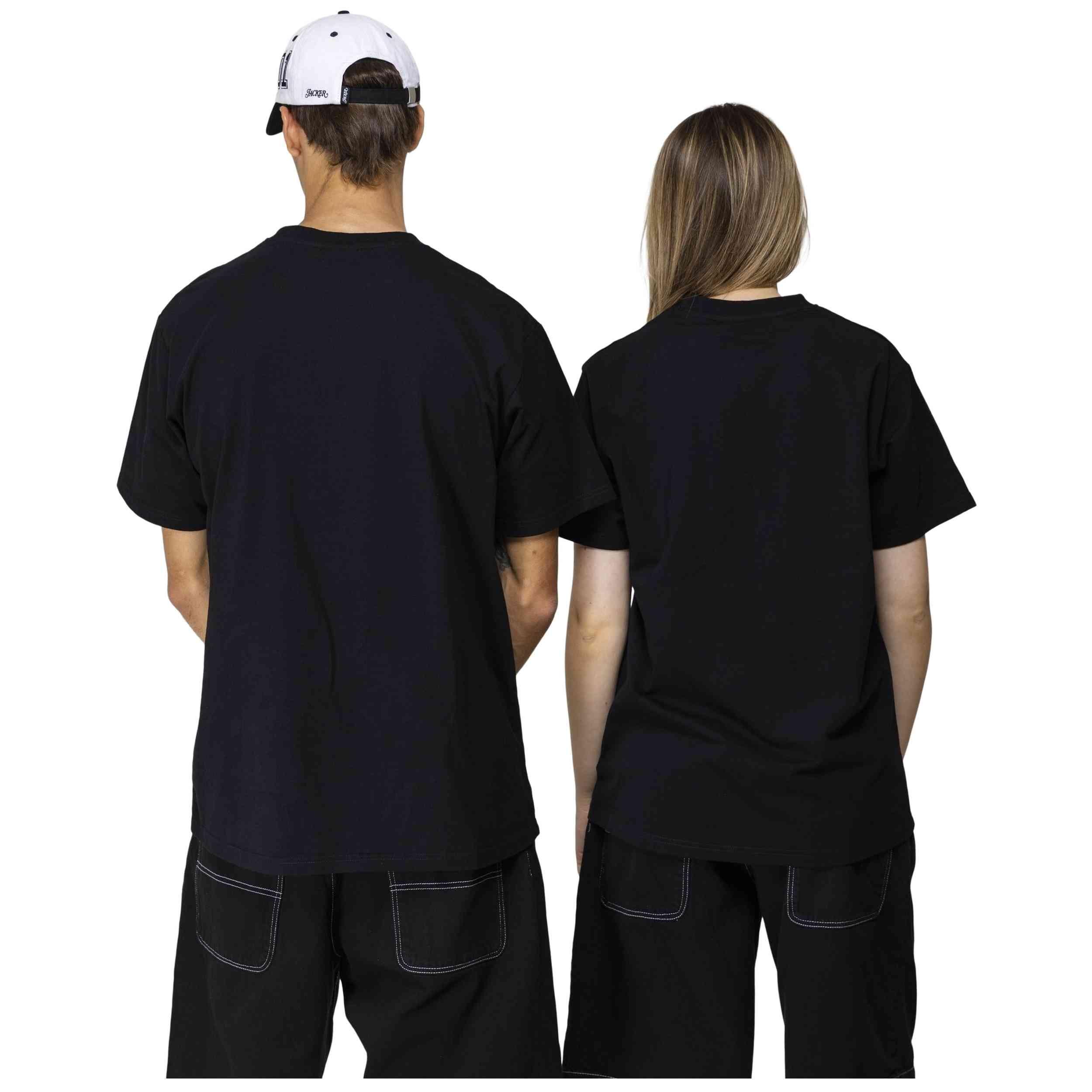 T-shirt Jacker modelo JA00286 para unissex 3/4