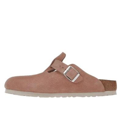 Scarpe Boston Soft Footbed Suede Pink Clay