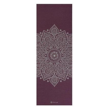 Tapis De Yoga Motif/style Fleur Cadran Solaire (Prune) Taille unique