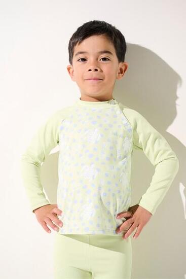 T-shirt de bain anti-UV Enfant (2-4 ans) Vert, Samoa, UPF 50+