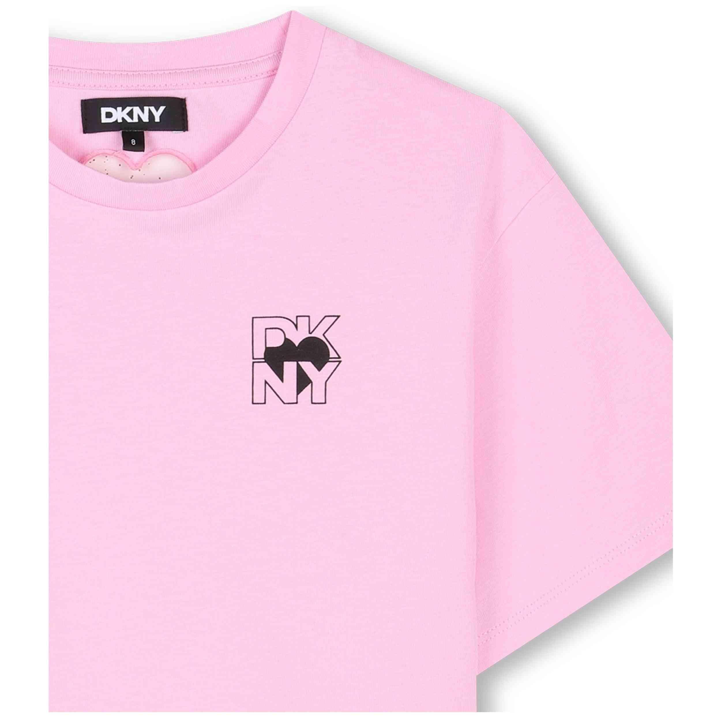 T-shirt met korte mouwen Dkny model D62311_47E voor meisjes 3/3