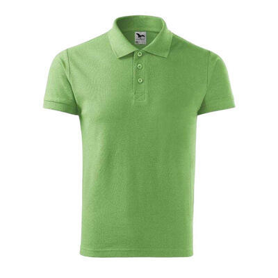 Heren katoenen polo shirt (rood)
