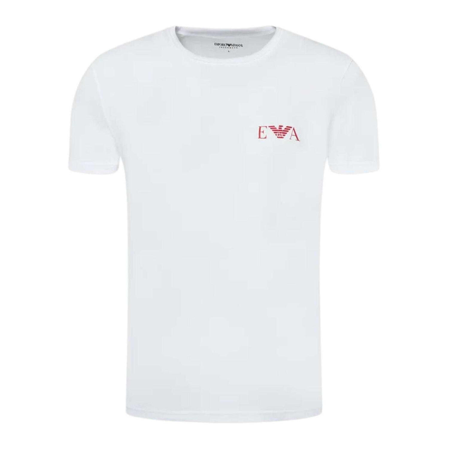 Heren Tshirt (Set van 2) (Marineblauw/Wit) 2/4