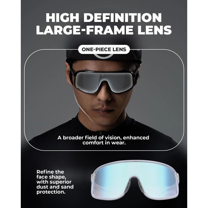 Ochelari ROCKBROS polarizați fotocromatici pentru ciclism
