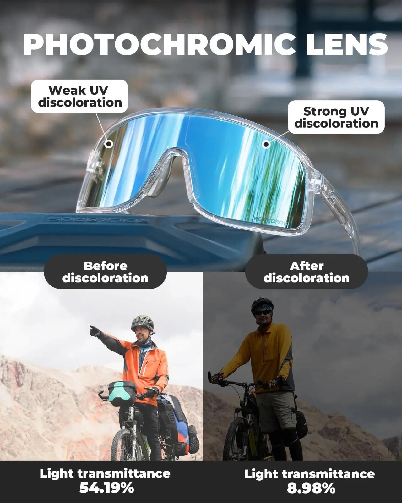 Ochelari ROCKBROS polarizați pentru ciclism 4/6