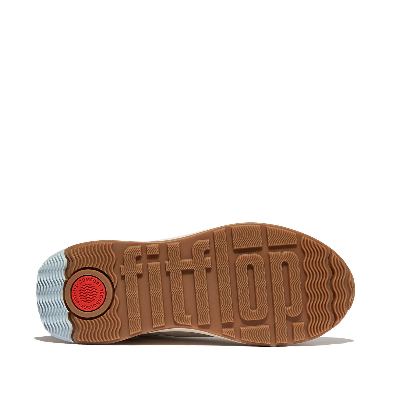 FITFLOP FitFlop F-Mode Flow Sneaker - Leather & Suede Mix V2  KLASSIEKE BRUINMIX 4/7