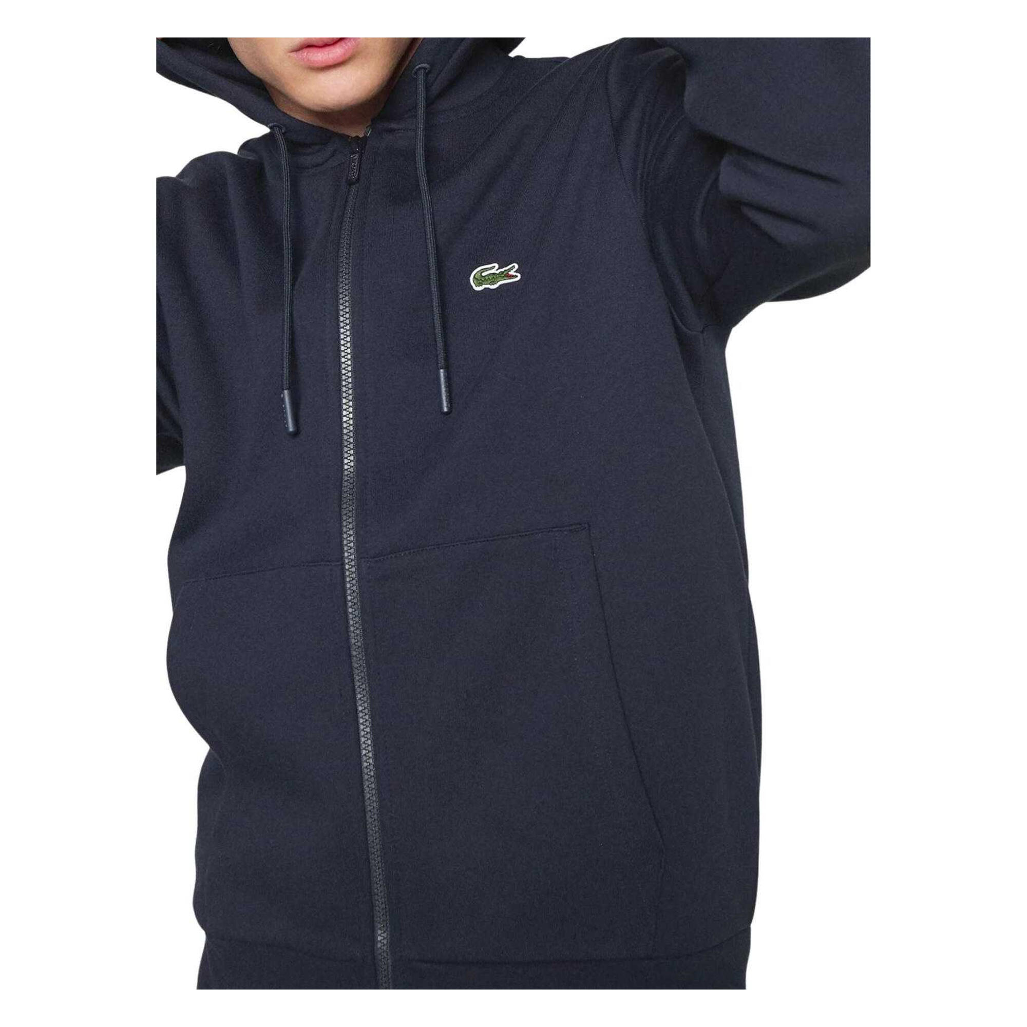 Veste À Capuche Motif/style Logo Homme (Bleu Marine) 4/4