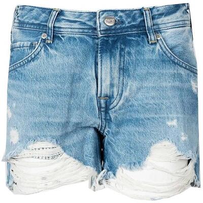 Korte broek pepe jeans model pl800904-denim voor vrouwen