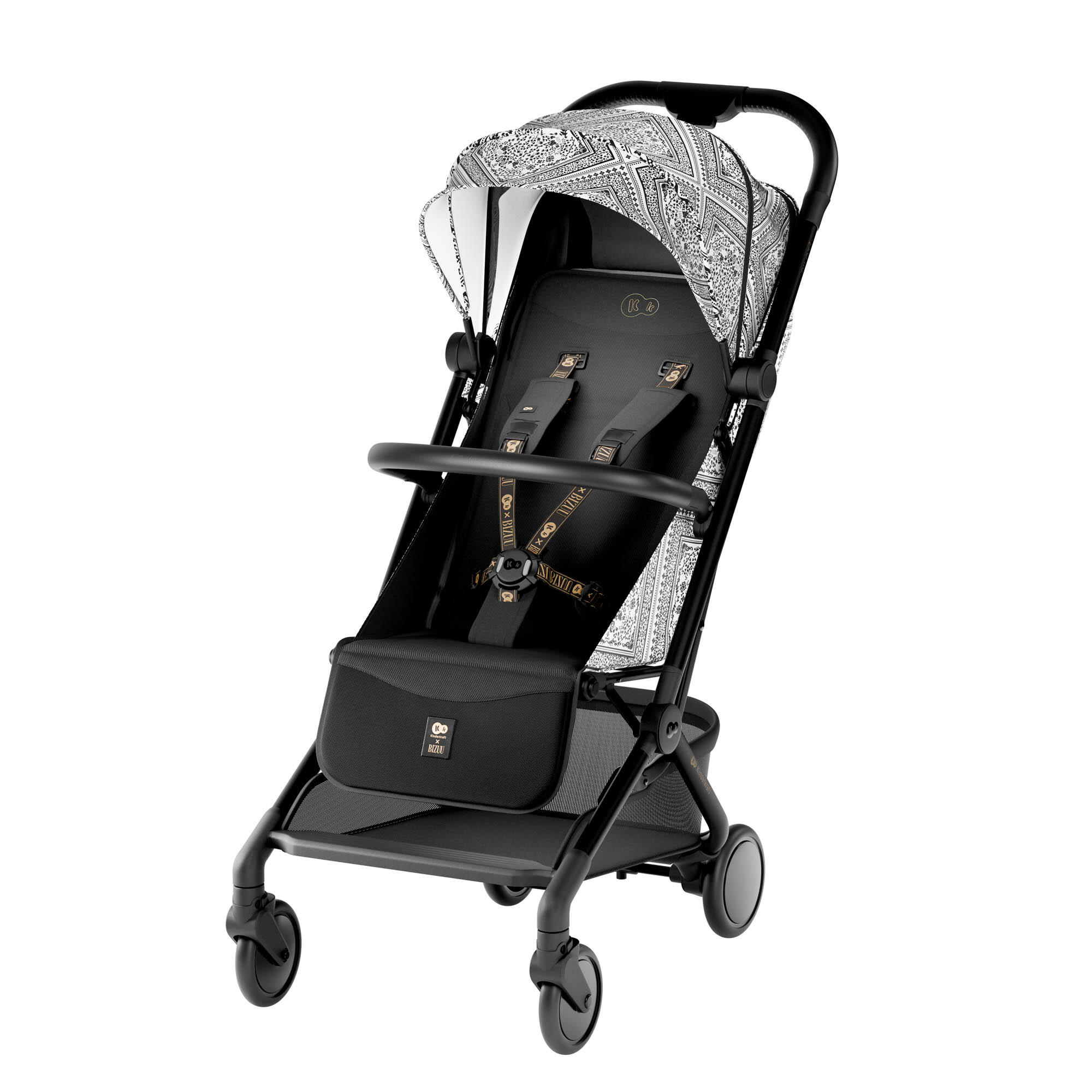 Kinderkraft PILOT 2 cărucior de bebeluși BIZUU Lunar Black