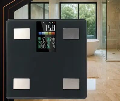Cantar corporal smart cu aplicatie, 8 indicatori, LCD, 226 kg, 30x30 x3 cm 7/7