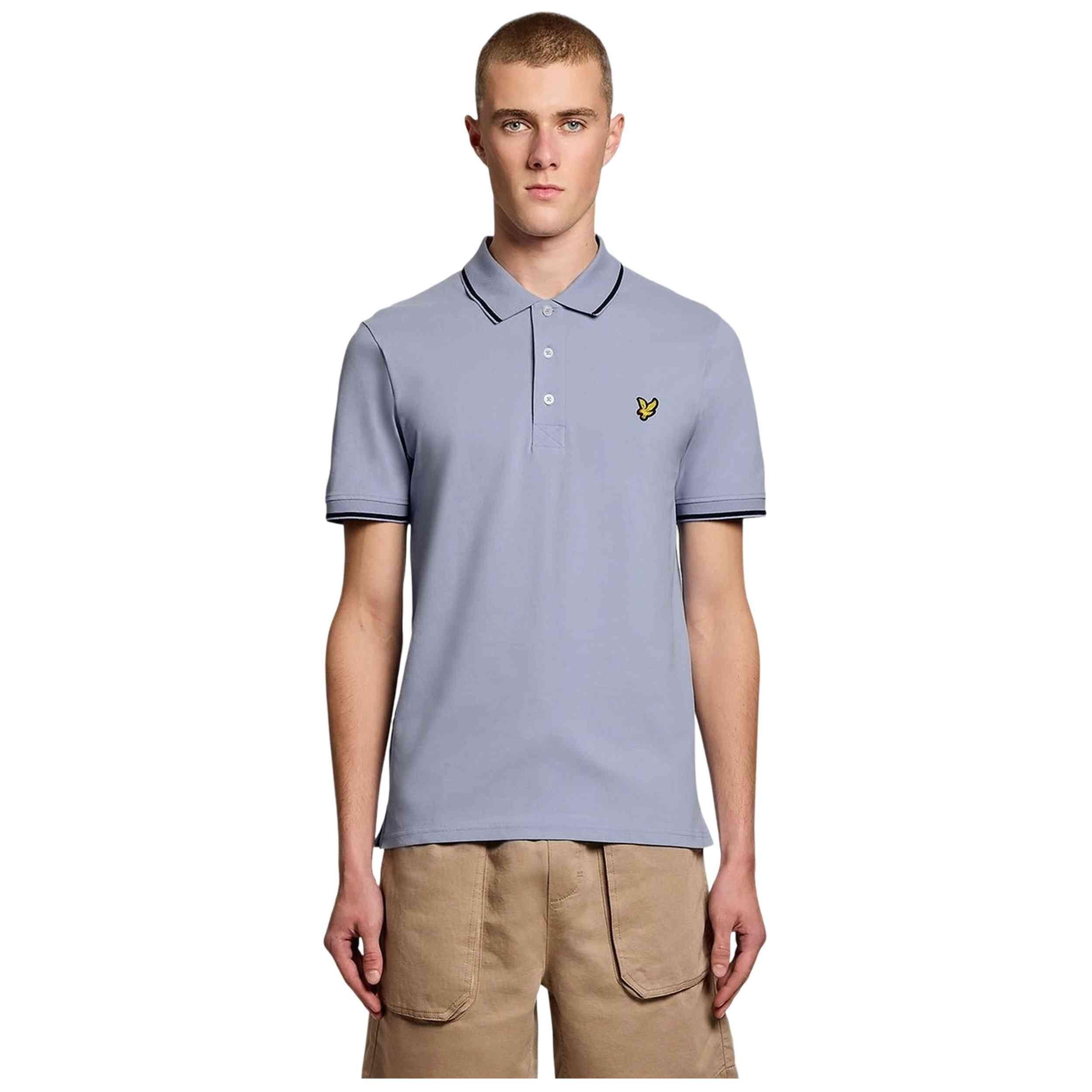 Polo de manga corta Lyle&scott modelo SP1524VOGT para hombre 3/3