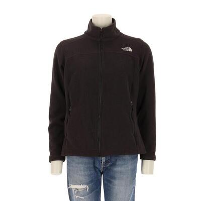 Tweedehands - dames tnf zwarte fleecejas - als nieuw