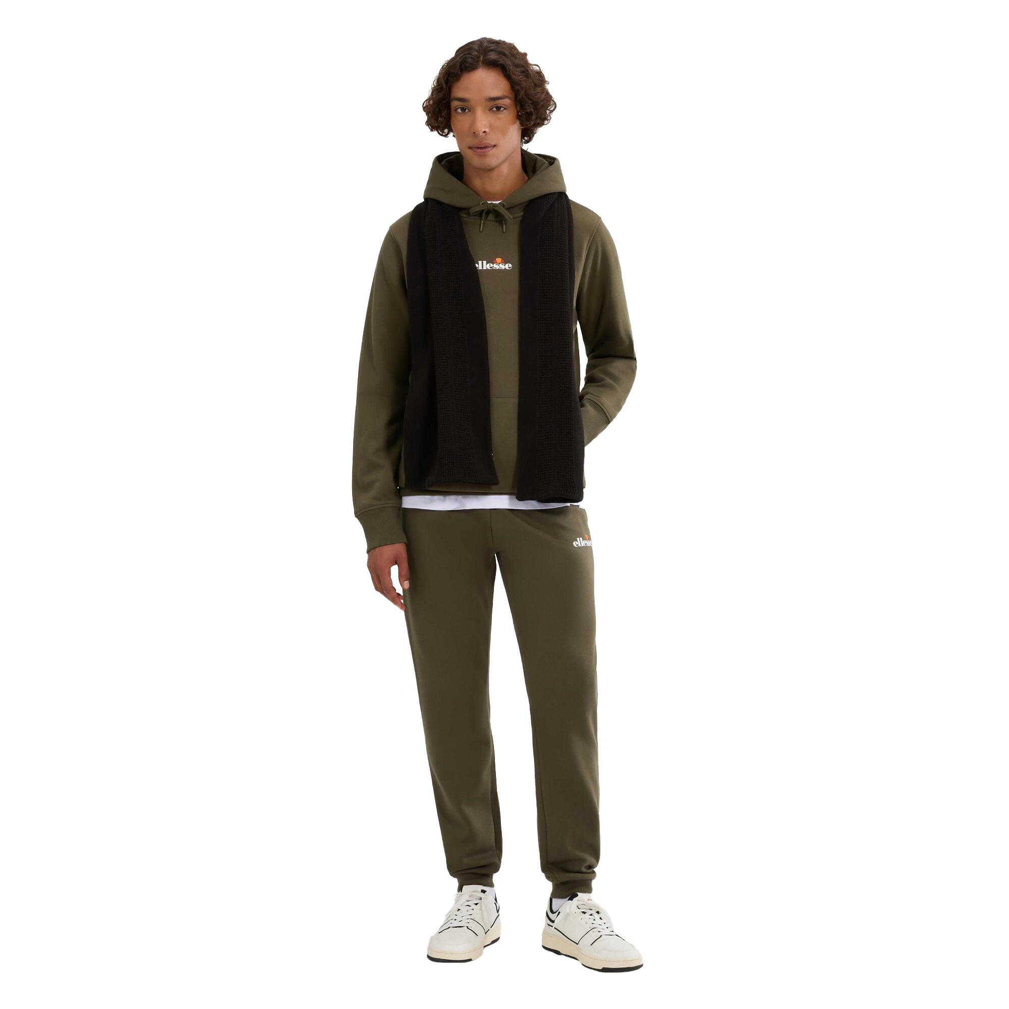 Felpa Con Cappuccio Uomo Ellesse Pershuta 2 Verde Kaki 4/4