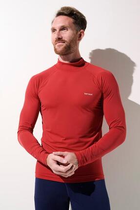 T-shirt de bain anti-UV Homme Rouge, Malibu, UPF 50+
