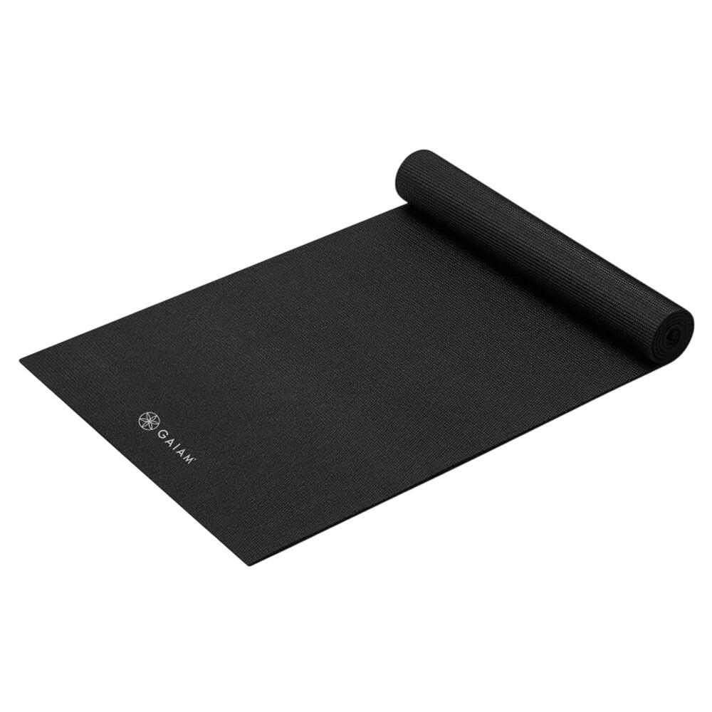 Tapis De Yoga Motif/style Uni (Noir) Taille unique 2/3